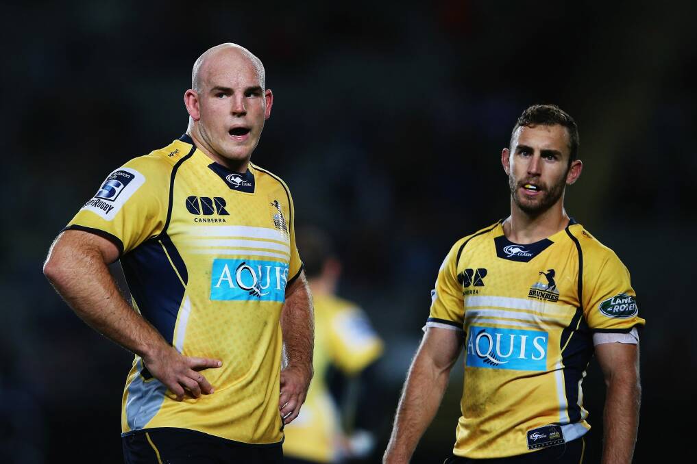Brumbies captain Stephen Moore says the team won't dwell on a loss to the Blues. Photo: Getty Images