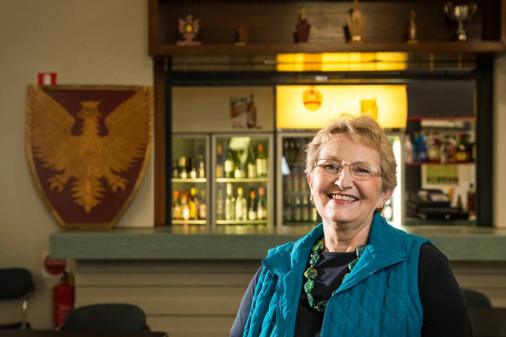Polish Australian Club president Barbara Alwast.  The club will reopen this month after it was razed by a fire police believed was deliberately lit in January 2014.  Photo: Matt Bedford