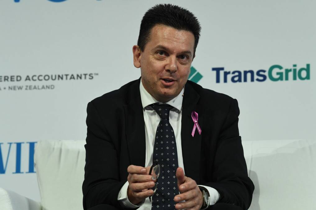 Nick Xenophon wants the government to introduce an emissions intensity scheme before he will back the government fully over its company tax-cut plan. Photo: Louise Kennerley