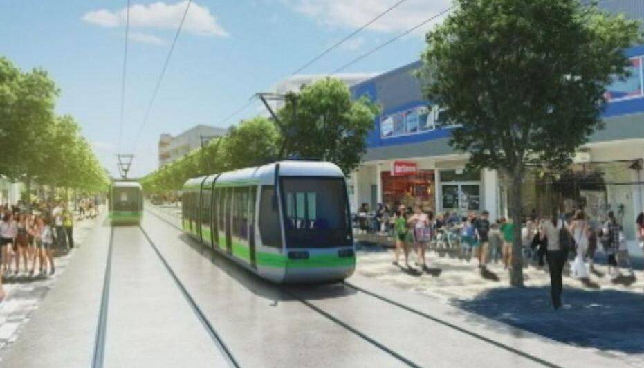 Construction of Canberra's light rail line is due to begin before next year's ACT election. Photo: Supplied