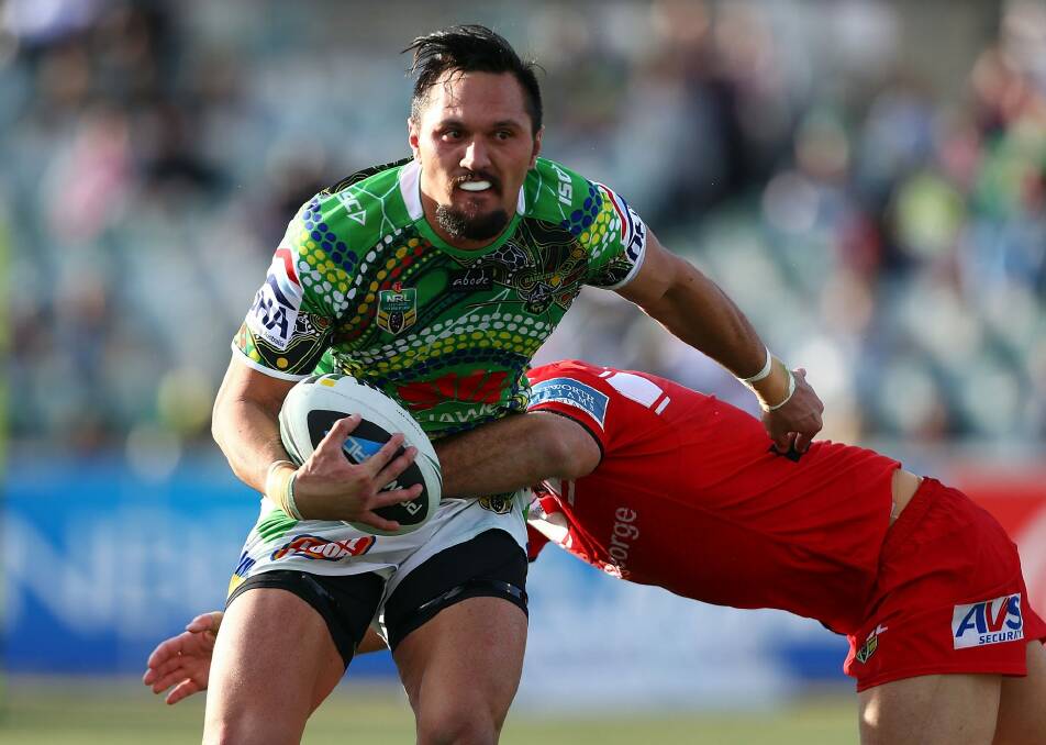 Jordan Rapana is contemplating wearing headgear to start off his comeback. Photo: Getty Images