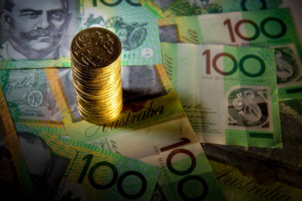 The wages bill jumped up by 1.2 per cent in the three months to September.  Photo: Jessica Shapiro