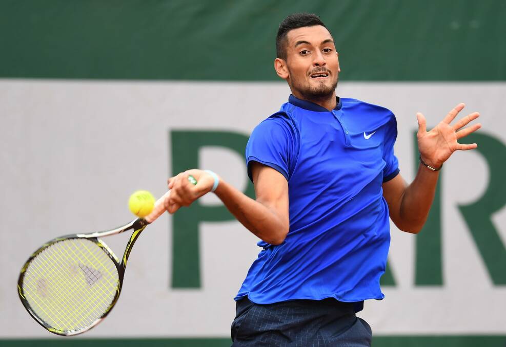 Straight talker: Nick Kyrgios. Photo: Getty Images 