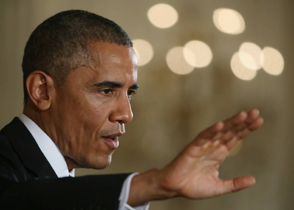 US President Barack Obama speaks after Democrats lost the US Senate Majority. Photo: AFP
