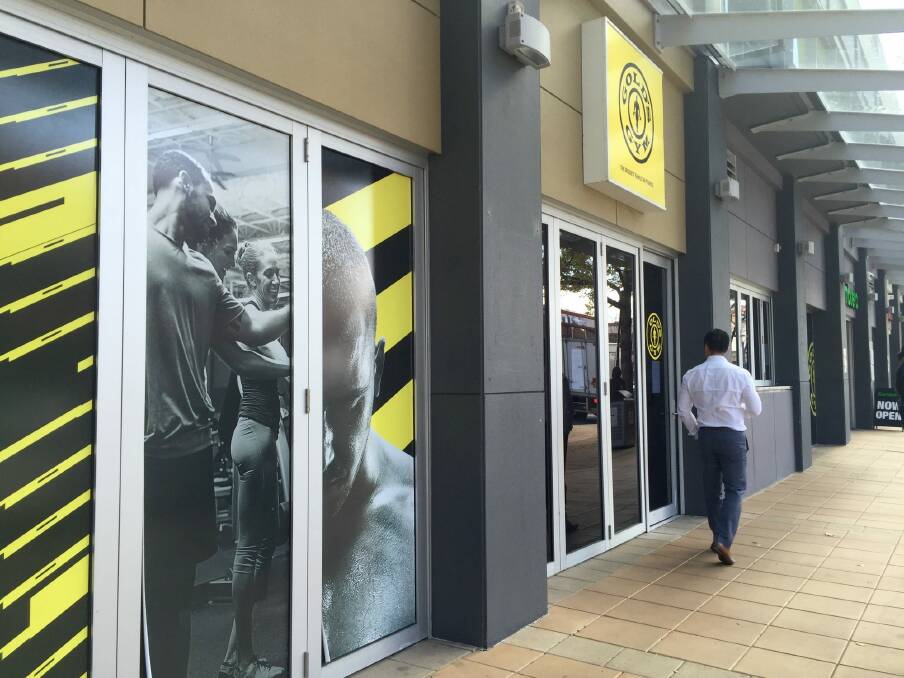 Gold's Gym in Tuggeranong. The Anketell Street gym was shut down on Thursday. Photo: Katie Burgess