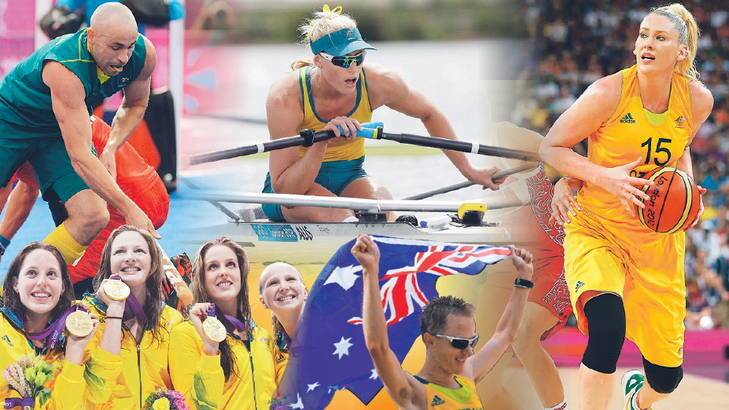 Canberra's top five Olympic heroes. Photo: Keisuke Osawa