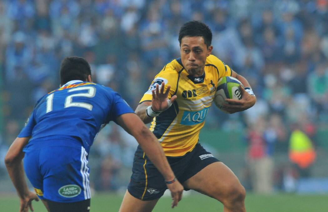Brumby Christian Lealiifano is ready to answer any SOS from the Wallabies during the World Cup. Photo: Gallo Images