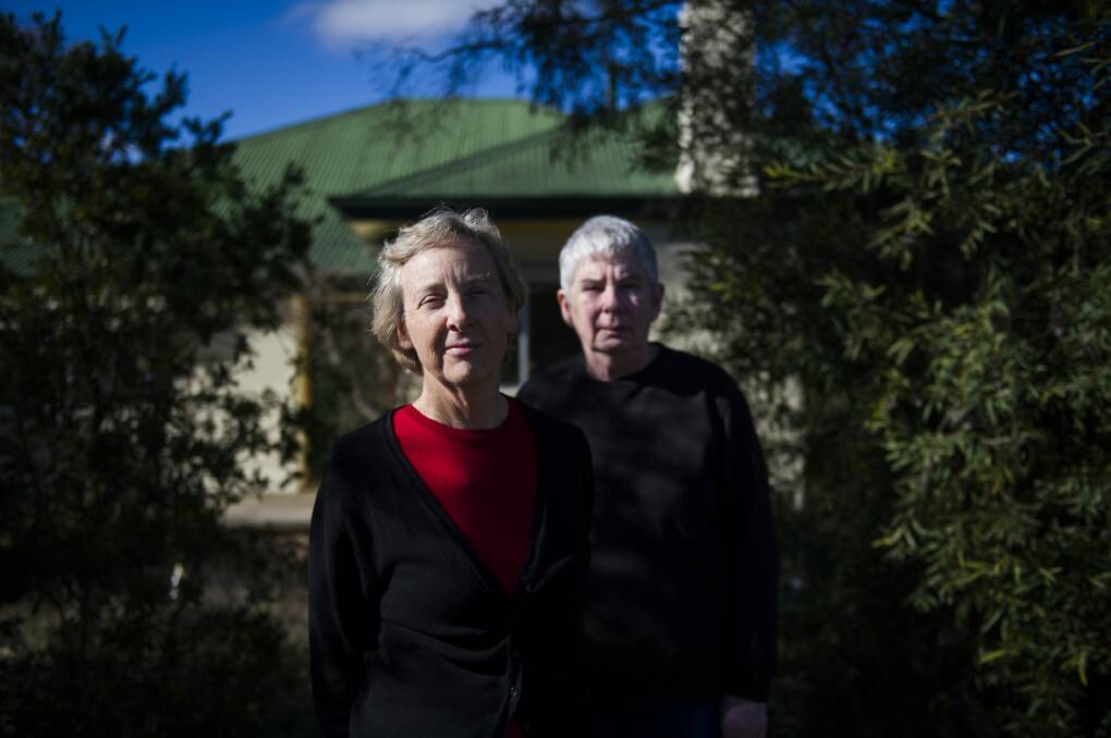 Mary Hutchinson and Maureen Cummuskey's Tocumwal house has the great misfortune of also being a Fluffy home. Photo: Jay Cronan