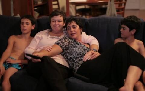 A scene from Australian documentary <i>Gayby Baby</i>, about children growing up with same sex parents. Photo: Supplied
