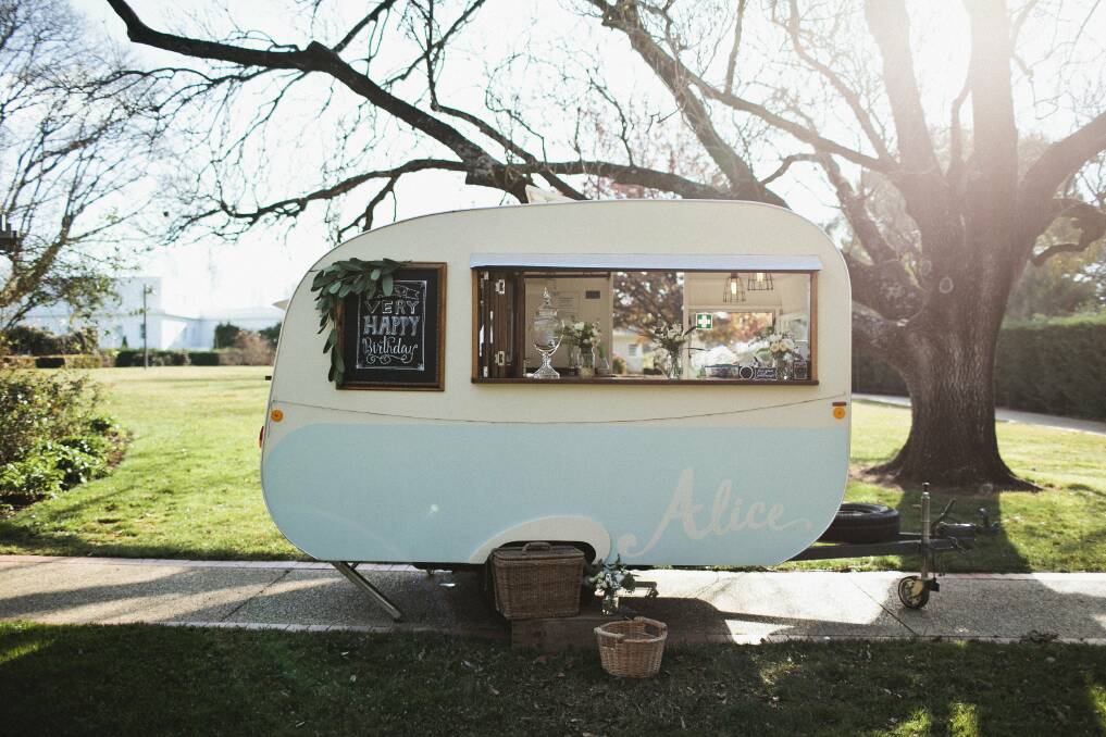My Sweet Alice mobile cafe and bar in Canberra. Photo: Megan Kelly