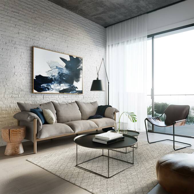 An artist's impression of inside one of the apartments planned for the Alexander and Albemarle building "rebirth". Photo: Supplied