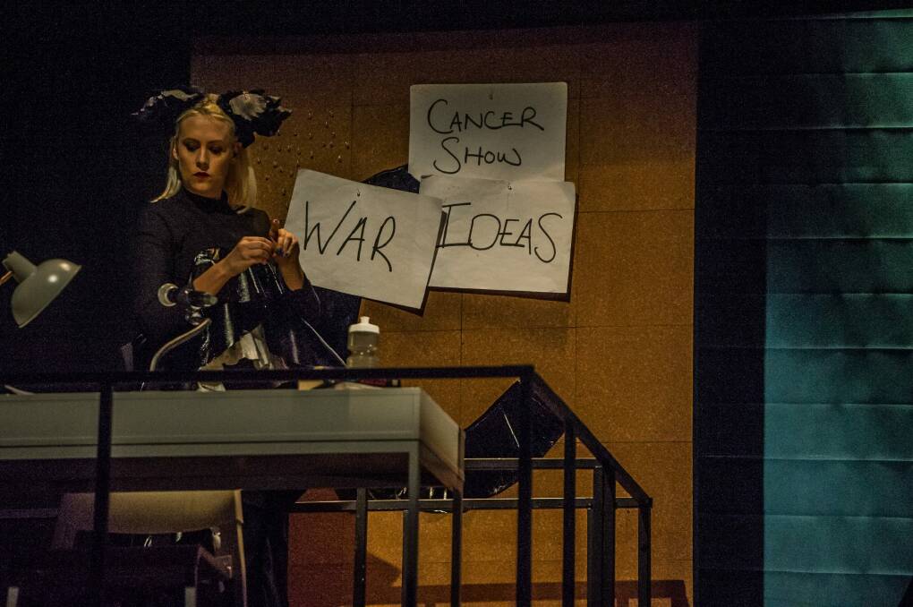 Bryony Kimmings in A Pacifist's Guide to the War on Cancer. Photo by Karleen Minney. Photo: karleen minney