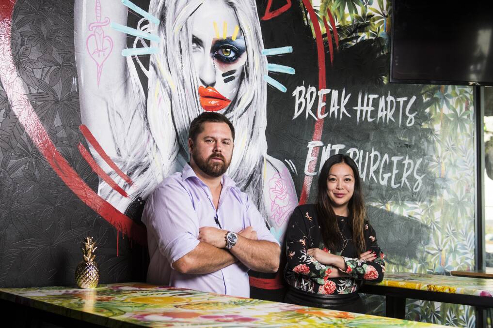 Juan and Betti Bravo? Nope, it's Bad Betti's general manager AJ Nathan and The Mark Agency's Thi Tran. Photo: Dion Georgopoulos