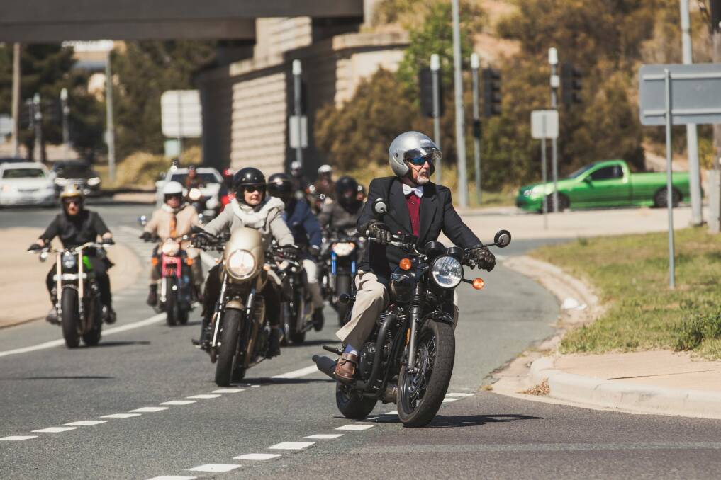 The Distinguished Gentleman's Ride Canberra. Photo: Jamila Toderas