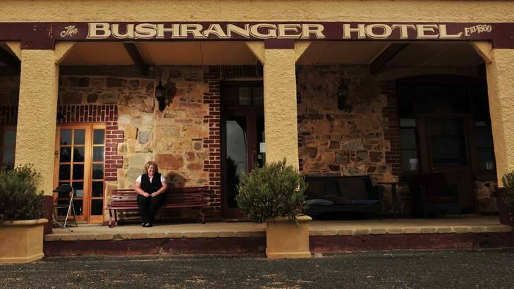 Owner of the historic Bushranger Hotel, Dianne Betts, has listed the hotel for sale. Photo: Colleen Petch