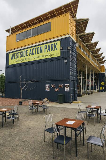 The Westside Container Village: Granted just one more year at West Basin. Photo: Rohan Thomson