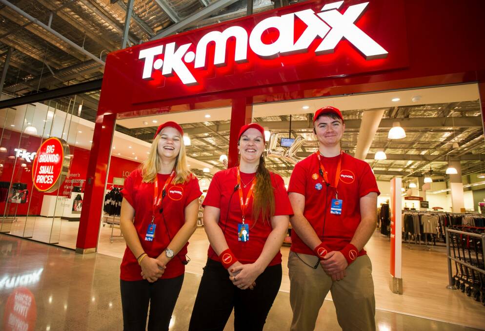 European chain TK Maxx opens at Canberra Outlet Centre.  Photo: Dion Georgopoulos