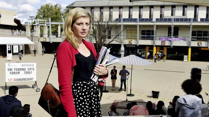 SUPPORT: Amy Constable says the start-up scholarship helped her to decide to study at ANU. Photo: Jay Cronan