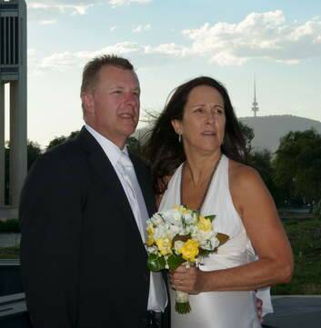 Marcia Shean and husband Craig on their wedding day in 2010.