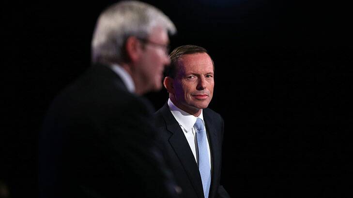 Who's better for the public service, Kevin Rudd or Tony Abbott?