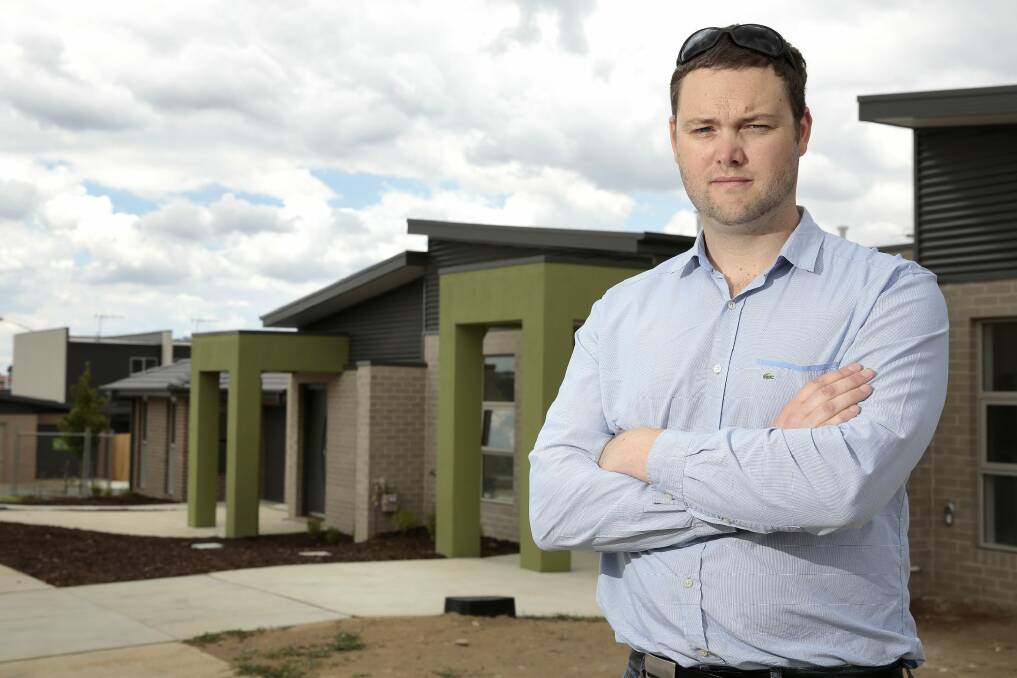 Master Builders Association residential sector acting chairman Marc Roland is concerned about the lack of freestanding homes for first home buyers.  Photo: Jeffrey Chan