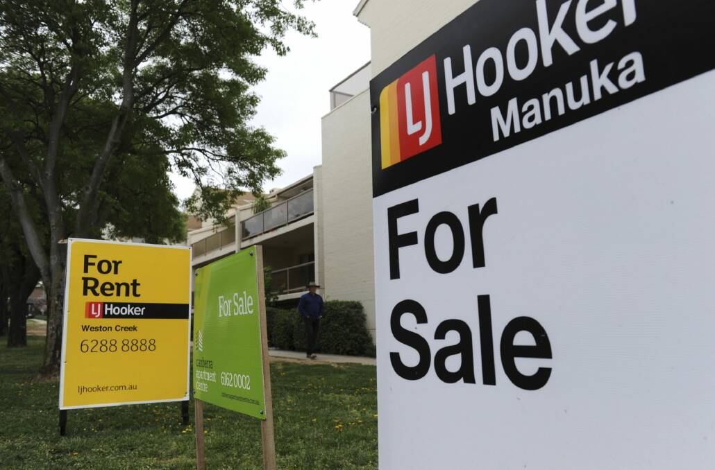 Canberra's median house price has hit another record high. Photo: Graham Tidy