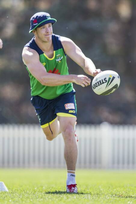 Half Sam Williams returns to Canberra for the 2015 NRL season Photo: Mat Bedford