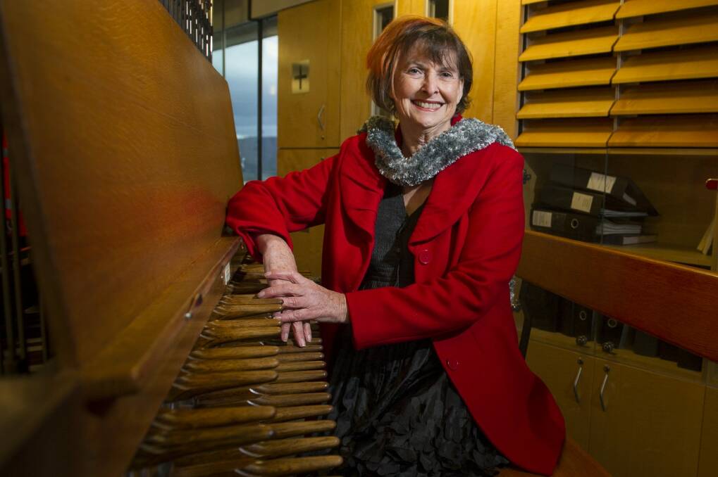 Lyn Fuller, lead carillonist.  Photo: Jay Cronan