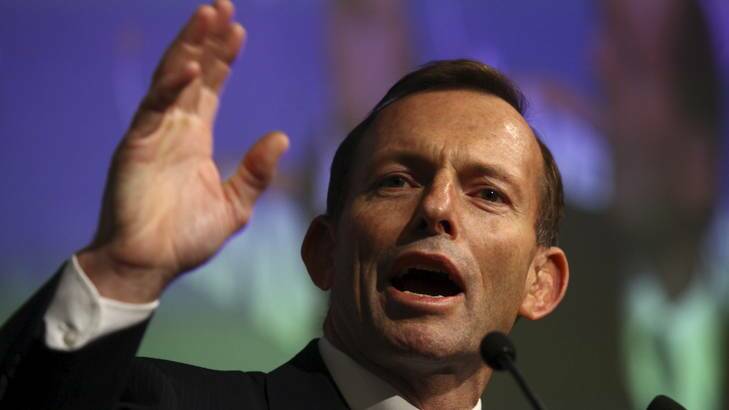 Federal opposition leader Tony Abbott. Photo: Michelle Smith