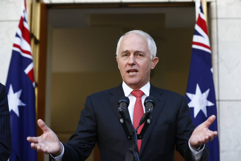 Prime Minister Malcolm Turnbull has flagged tax cuts for millions of Australians. Photo: Alex Ellinghausen