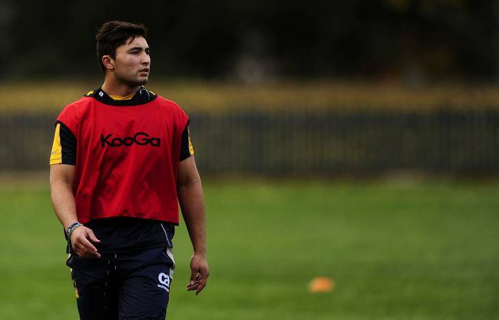 Colby Faingaa could earn a call-up to the Brumbies if Michael Hooper is suspended. Photo: Stuart Walmsley