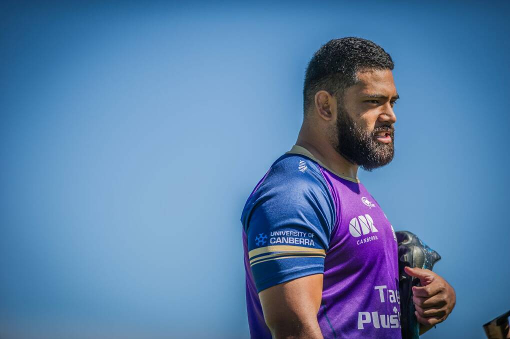Brumbies forward Scott Sio will be out of action for two months with a knee injury. Photo: Karleen Minney