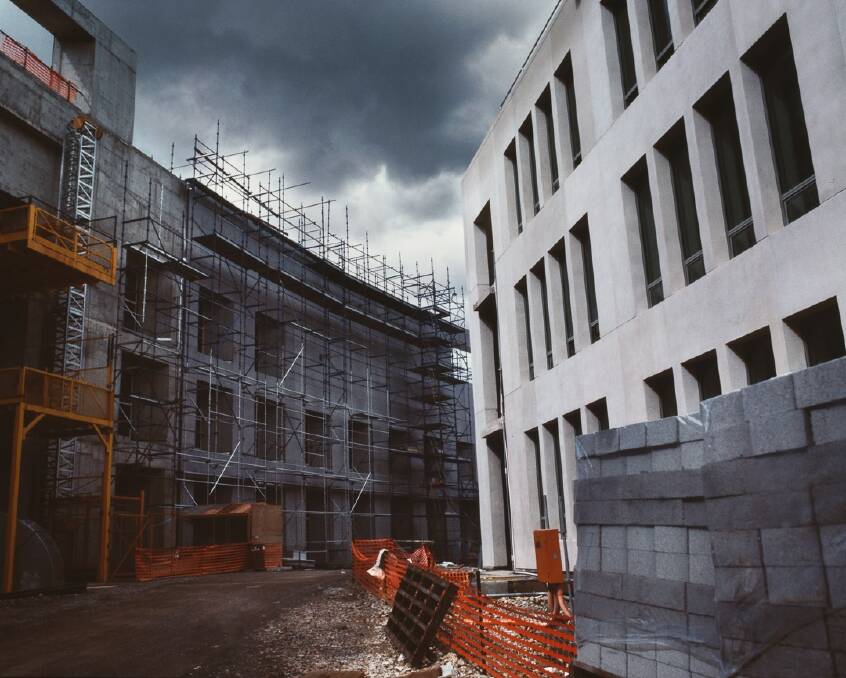Construction of Parliament House started in 1981. Photo: Supplied