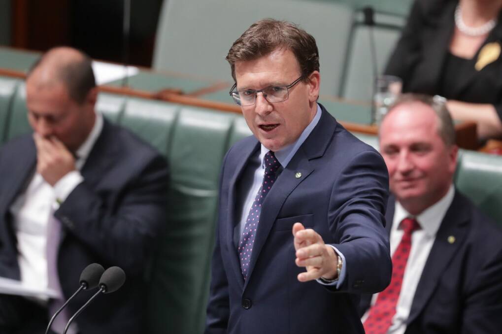 Human Services Minister Alan Tudge. Photo: Andrew Meares