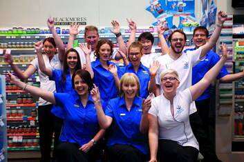 Staff at the Charnwood Capital Chemist are celebrating after it was named the best pharmacy in Australia. Photo: Supplied