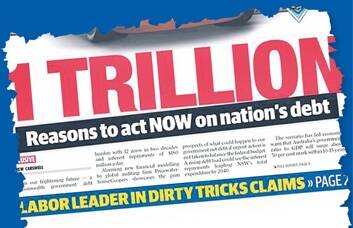 <i>The Daily Telegraph</i>'s February 12 front page.