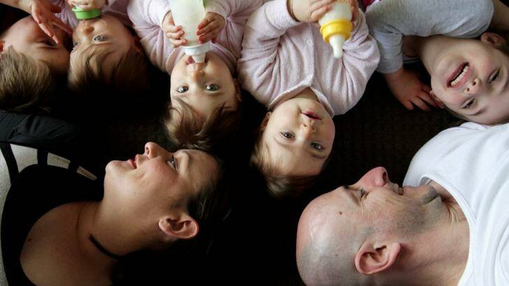 Expensive: Multiple-birth families face bigger budgeting challenges. Photo: Janie Barrett