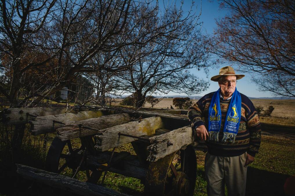 Tom Allen, head of the Rural Leaseholders Association, who says far from making windfall gains, Canberra's farmers are not being paid enough for their land. Photo: Sitthixay Ditthavong