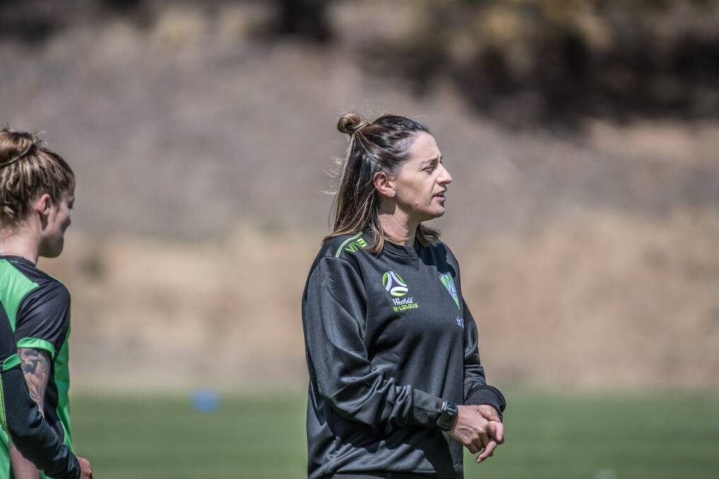 Heather Garriock says Canberra United are in a better spot than they were last season. Photo: Karleen Minney