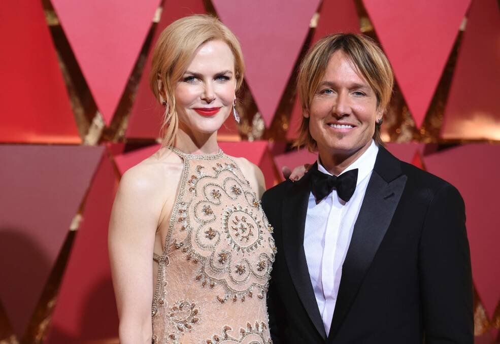 Nicole Kidman with her real-life husband Keith Urban.  Photo: Getty Images