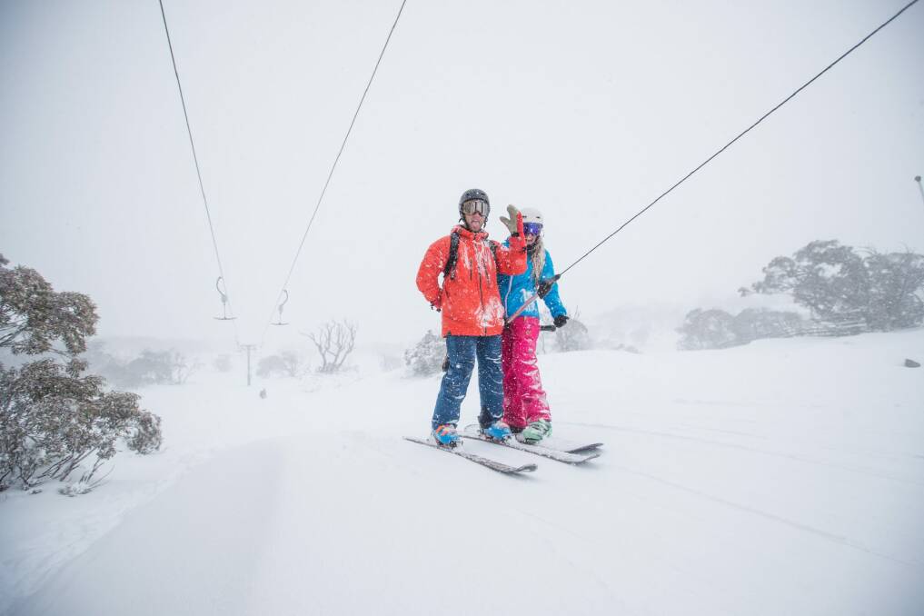 The snow resorts around Canberra are set for a solid snowfall this weekend with perfect snowmaking conditions set for next week. Photo: Supplied / Perisher