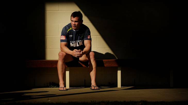 Raider Shaun Berrigan is contemplating playing for Italy. Photo: Colleen Petch