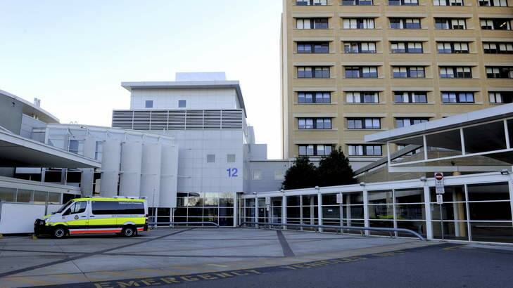 Canberra hospital. Photo: Rohan Thomson