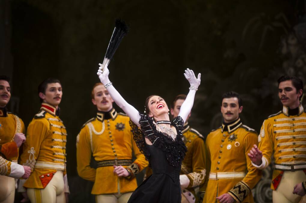 Lead female ballet dancer in <i>The Merry Widow</i> Canberran Lana Jones. Photo: Dion Georgopoulos