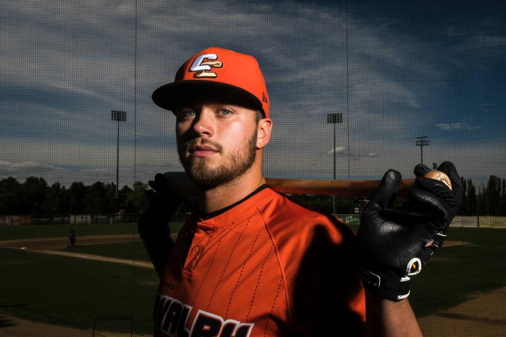 Canberra Cavalry's superstar Jay Baum.  Photo: Dion Georgopoulos