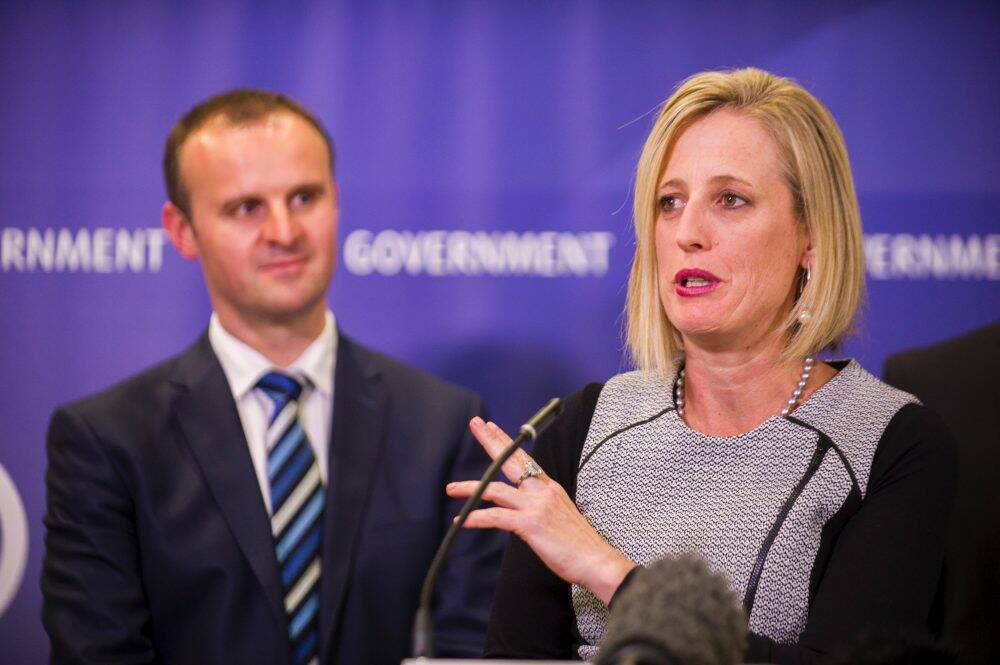  ACT Chief Minister Katy Gallagher. Photo: Rohan Thomson