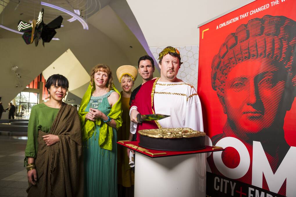 The bloody, treasure-filled spectacle that is Ancient Rome is coming to Canberra. Photo: Dion Georgopoulos