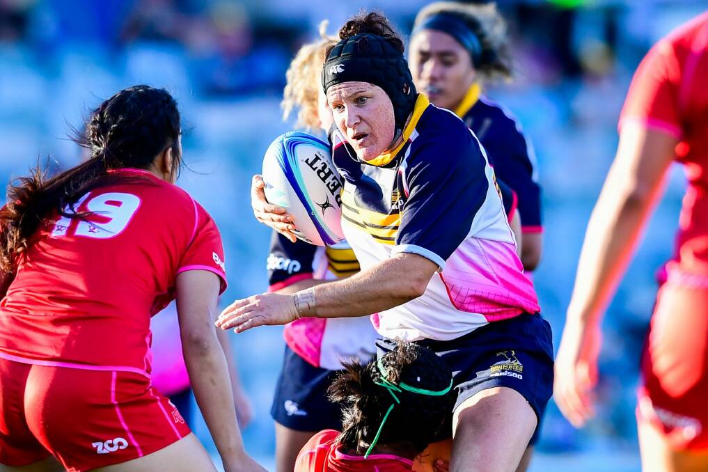 Merrin Starr is a Brumbies Super W front-rower. Photo: Stuart Walmsley/rugby.com.au