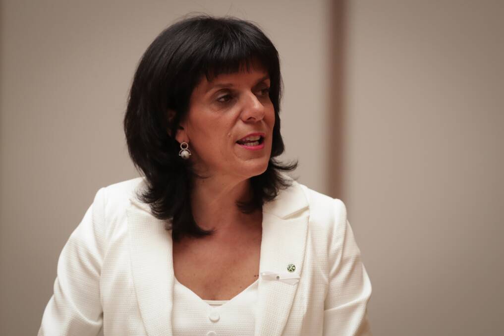 Former Liberal MP Julia Banks quit the party to sit on the crossbench as an Independent.  Photo: Alex Ellinghausen