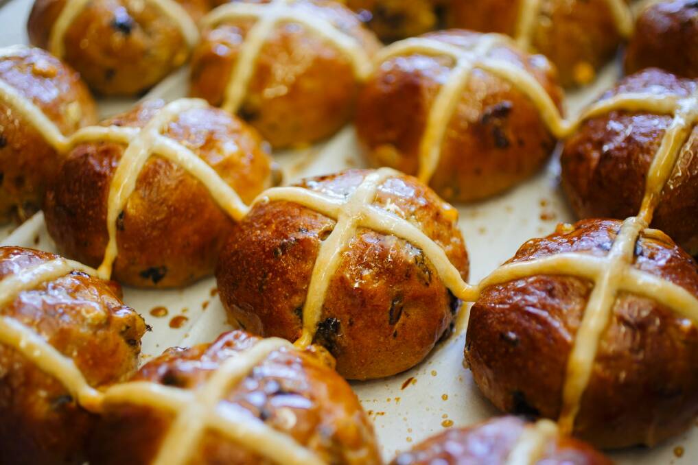 Hot cross buns Photo: Tim Grey